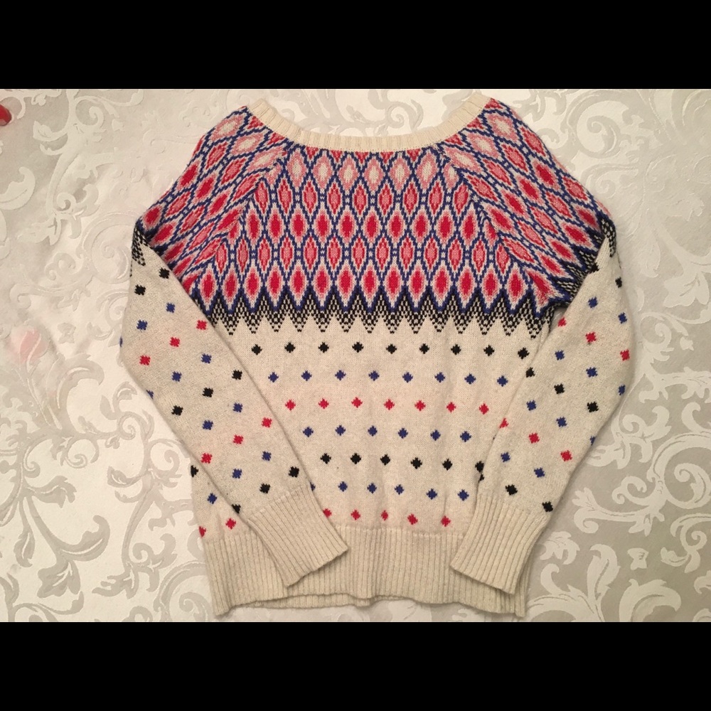 Women’s American Eagle Pattern Sweater. Euc - image 3